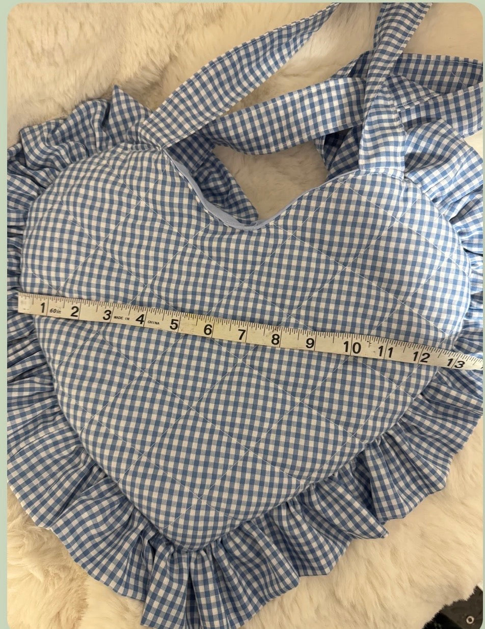 Sweetheart Gingham Book Tote