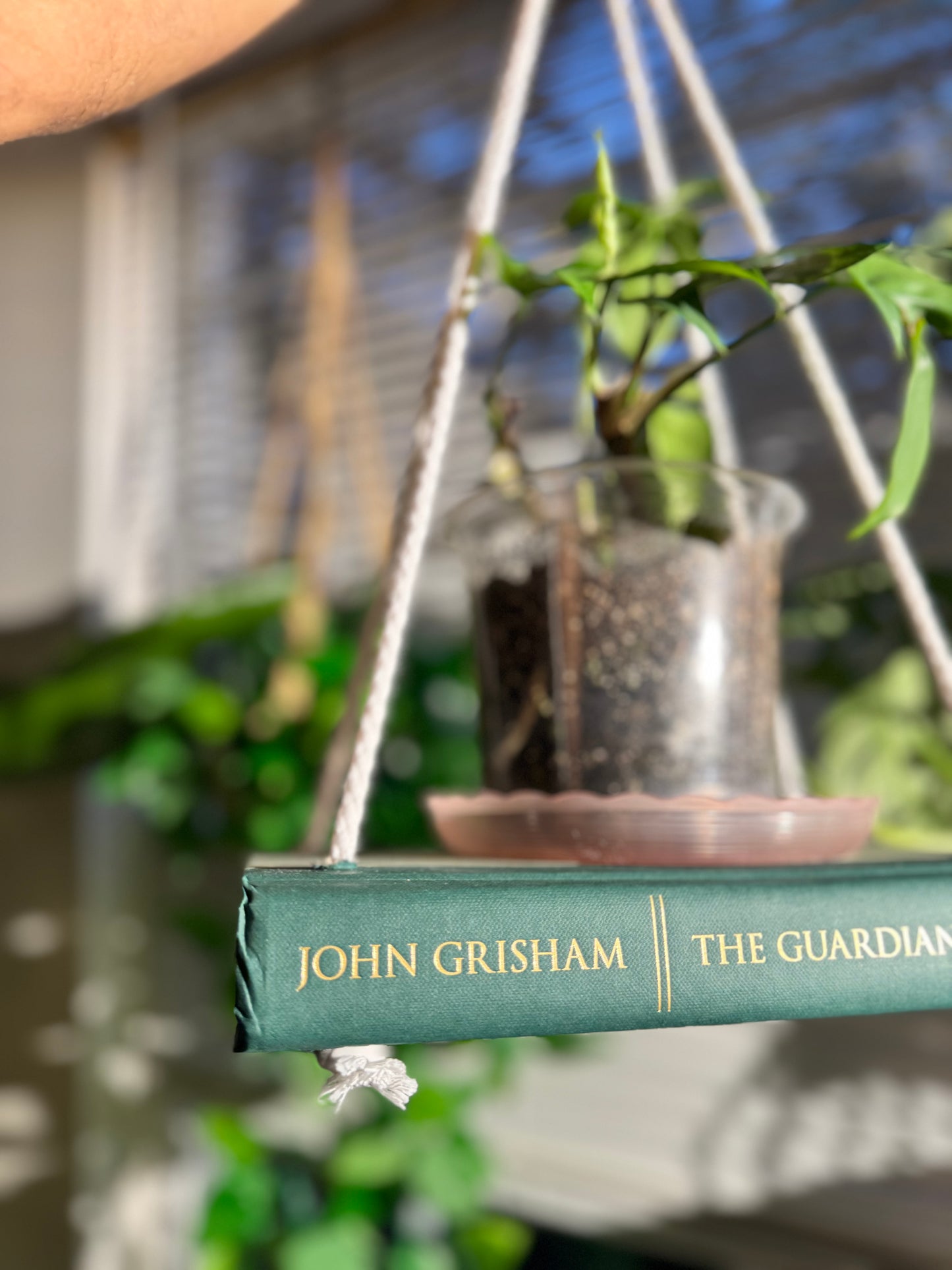 Bookish Bloom Hanging Book Shelf