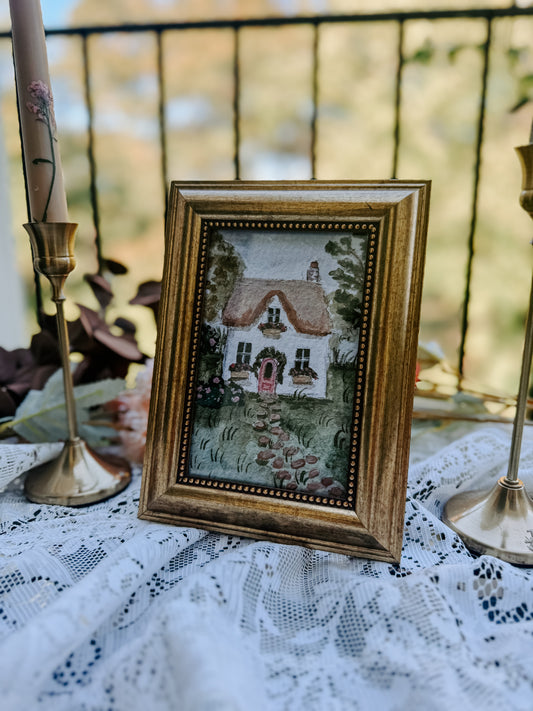 Rosewood Cottage – 4x6 Framed Art Print
