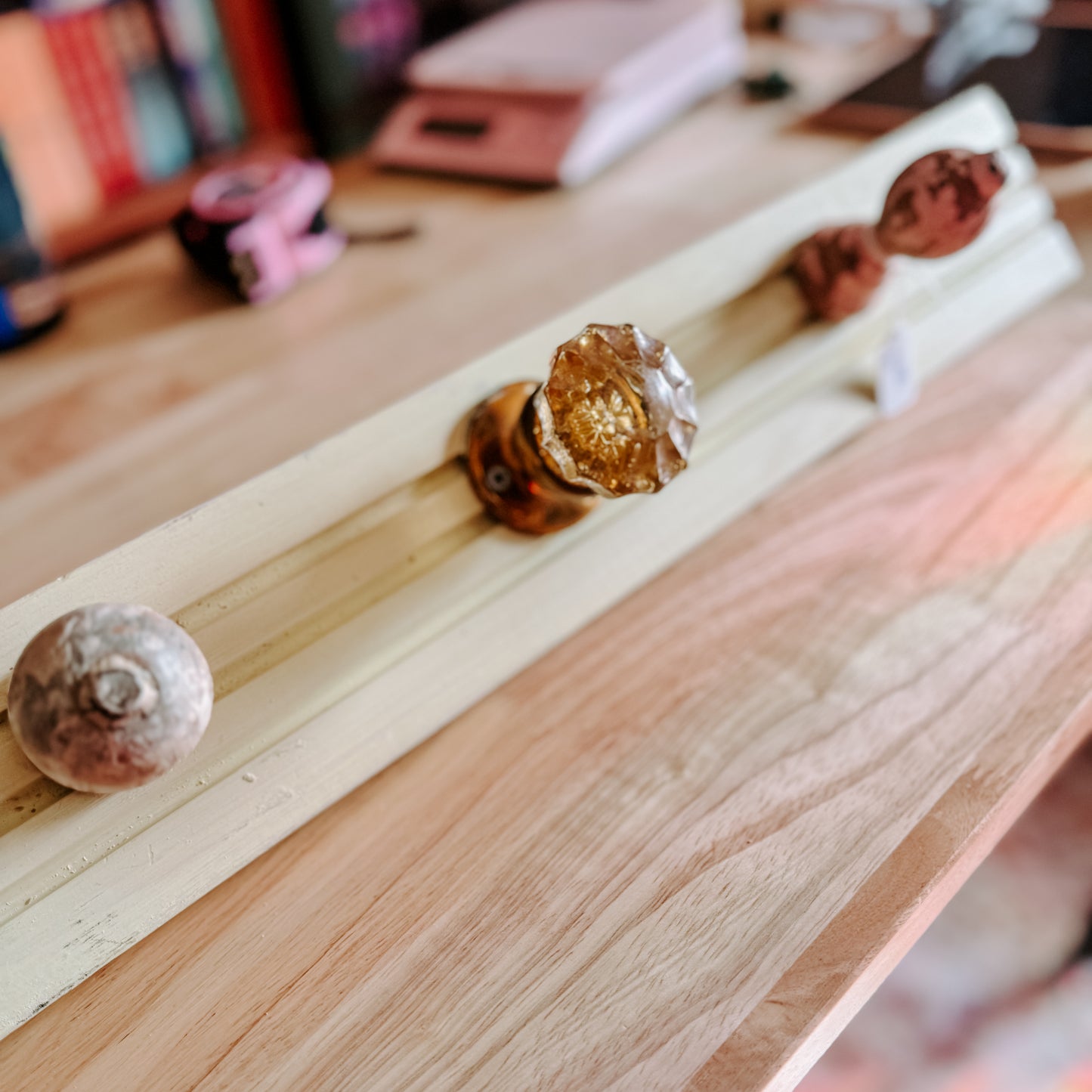 Vintage Knob Wall Rack