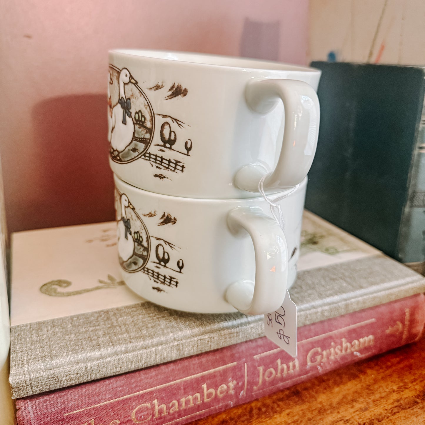 Whispering Geese Tea Cups