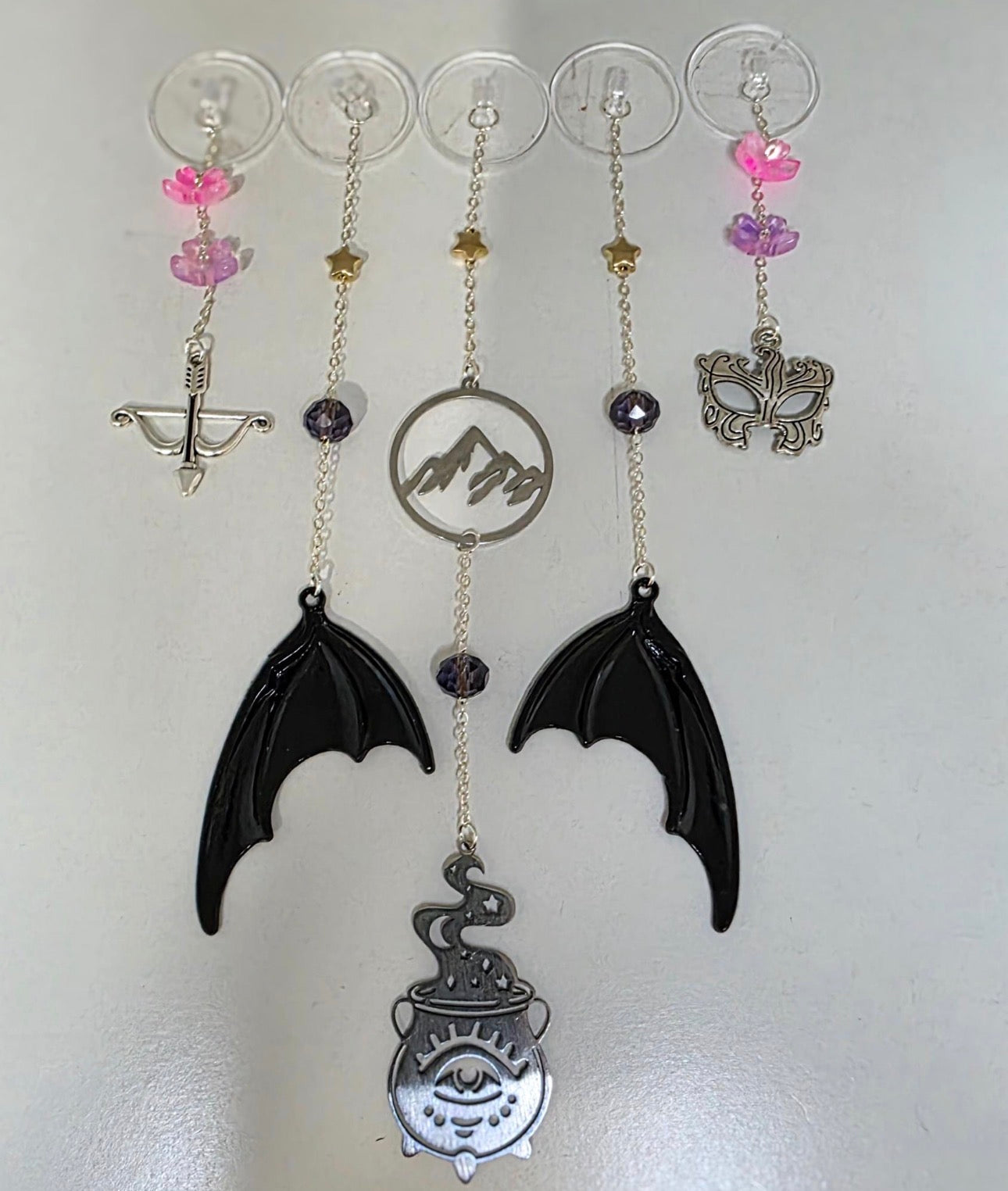 Wings of the Night Court Fantasy Bookshelf Charms – Set of 5