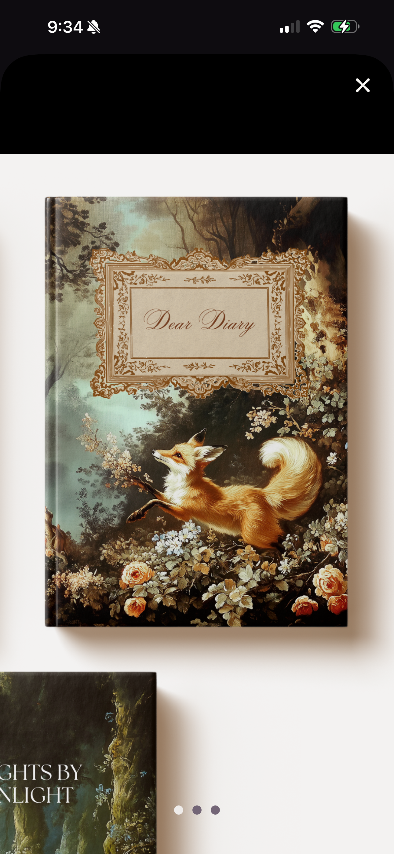 Dear Diary Enchanted Fox Journal