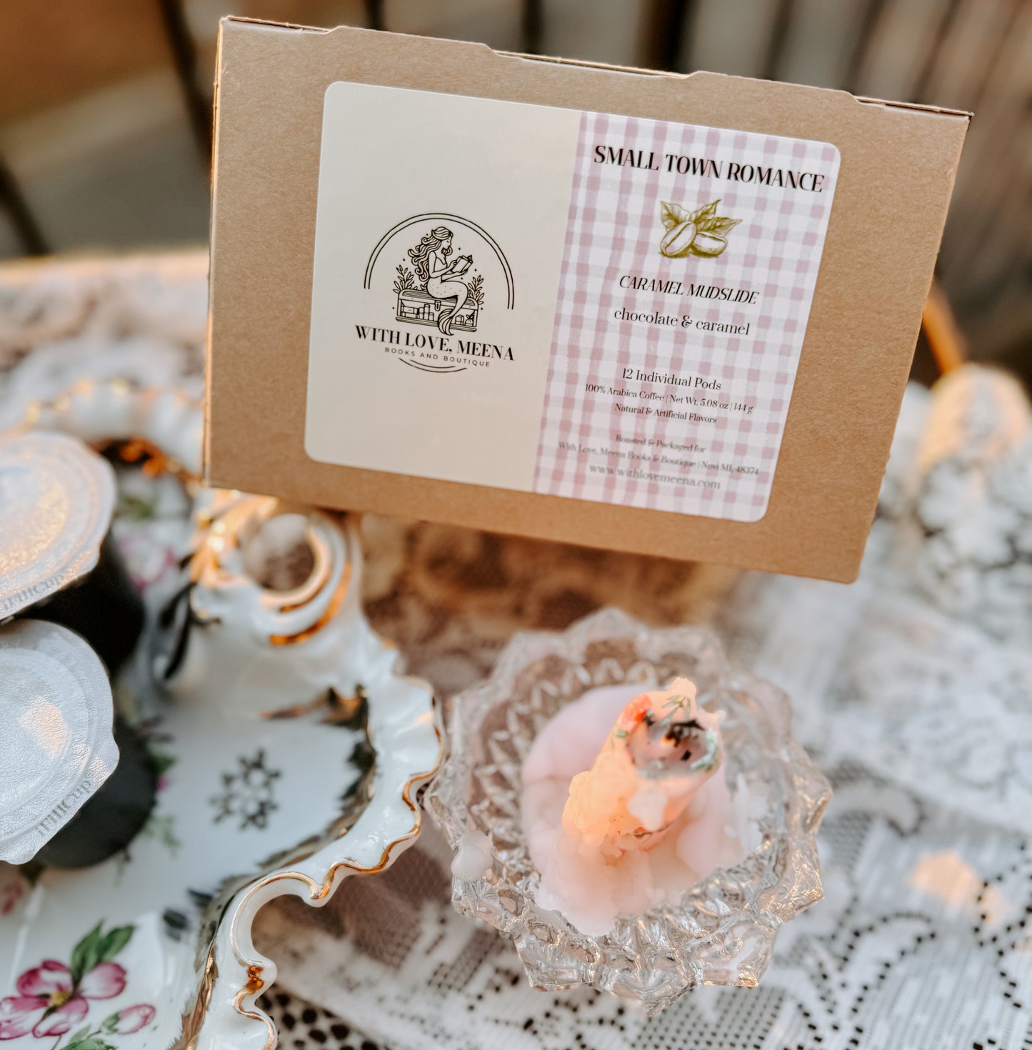 Small town romance Carmel mudslide coffee pods