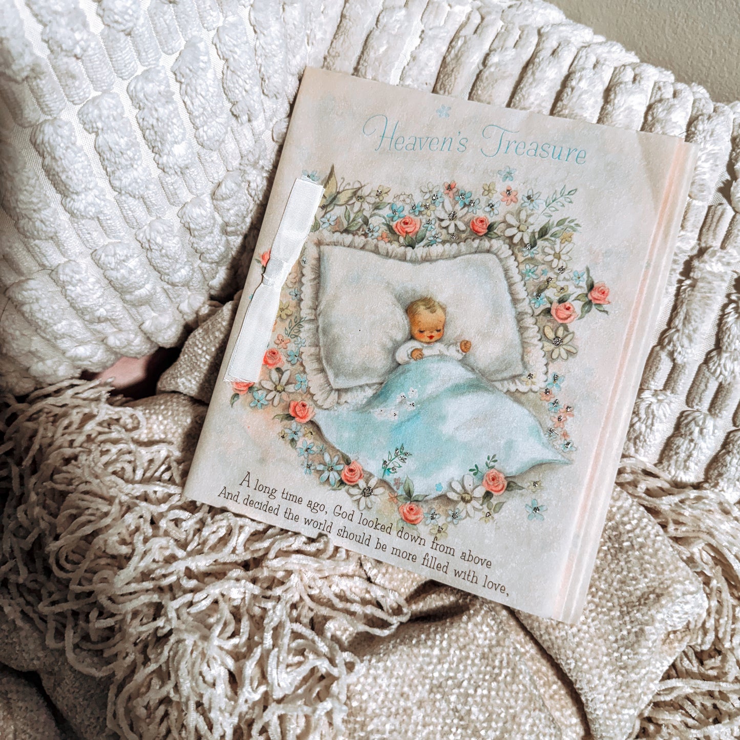 Heaven’s Treasure – Vintage Baby Keepsake Book