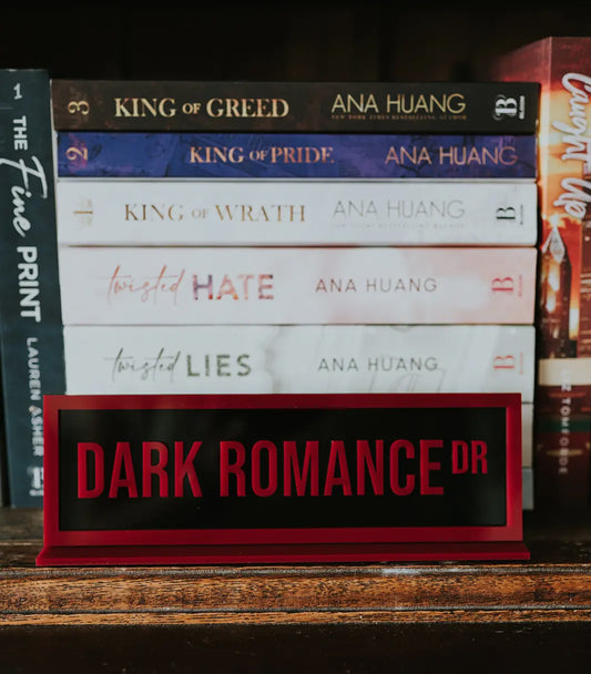 Dark Romance Dr. Acrylic Shelf Sign