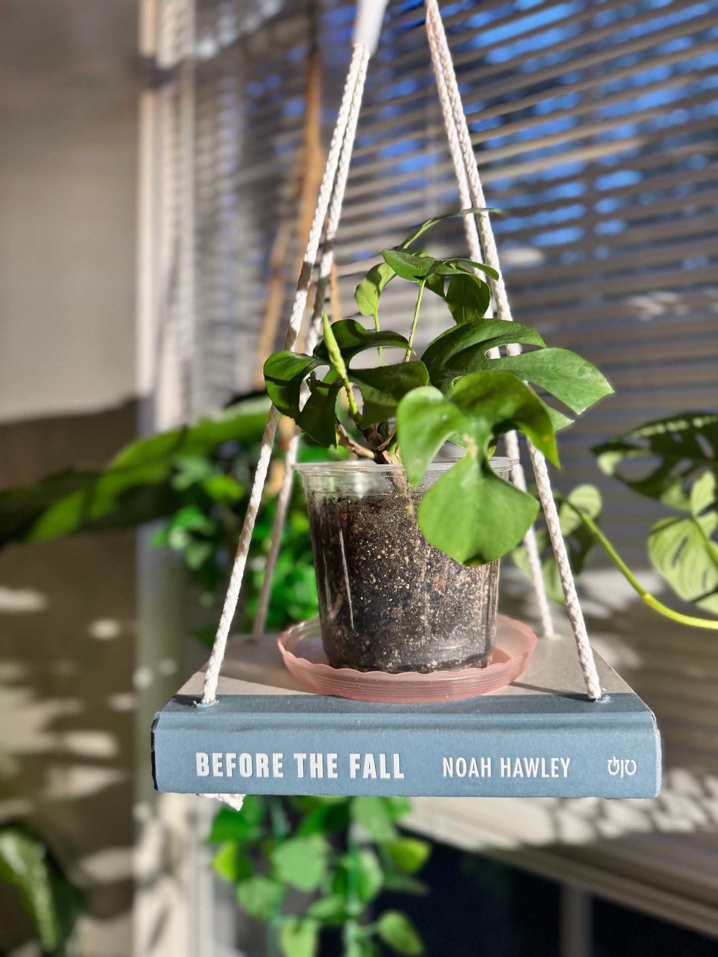 Bookish Bloom Hanging Book Shelf