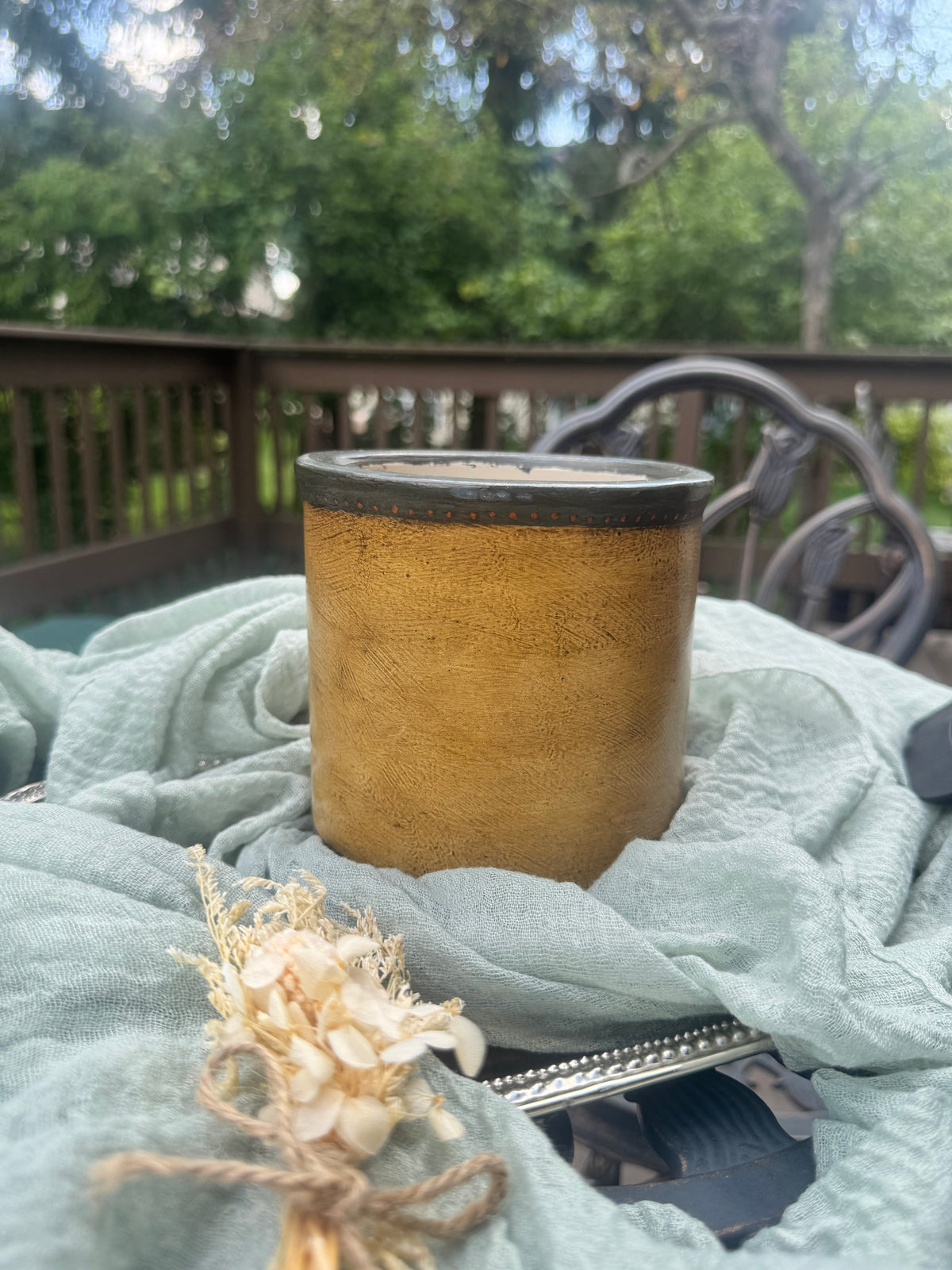 Vintage Roseville Goose Crock | Cottage Kitchen Utensil Holder