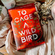 Book titled 'To Cage a Wild Bird' by Brooke Fast on a soft fabric background