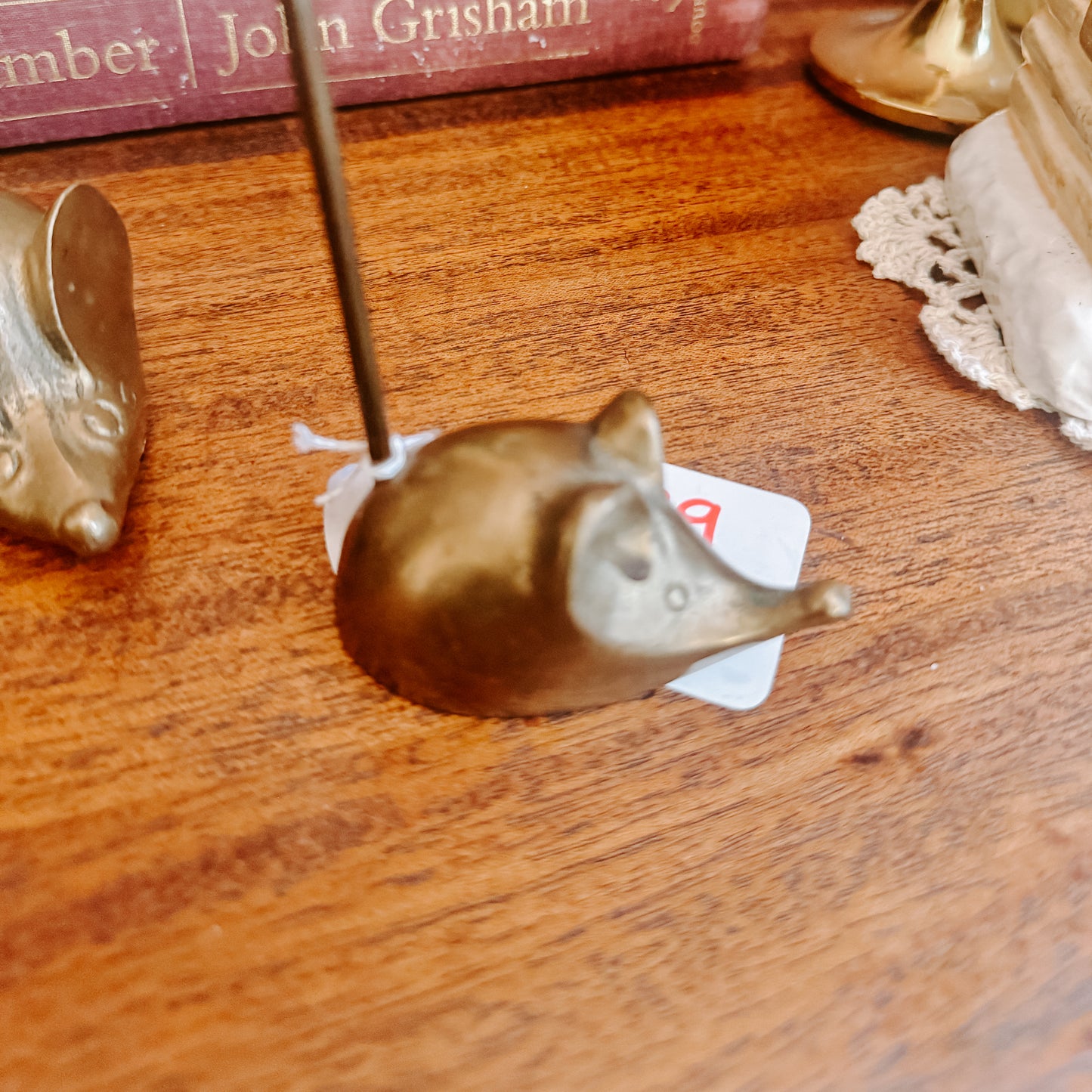 Brass Mouse Study Set