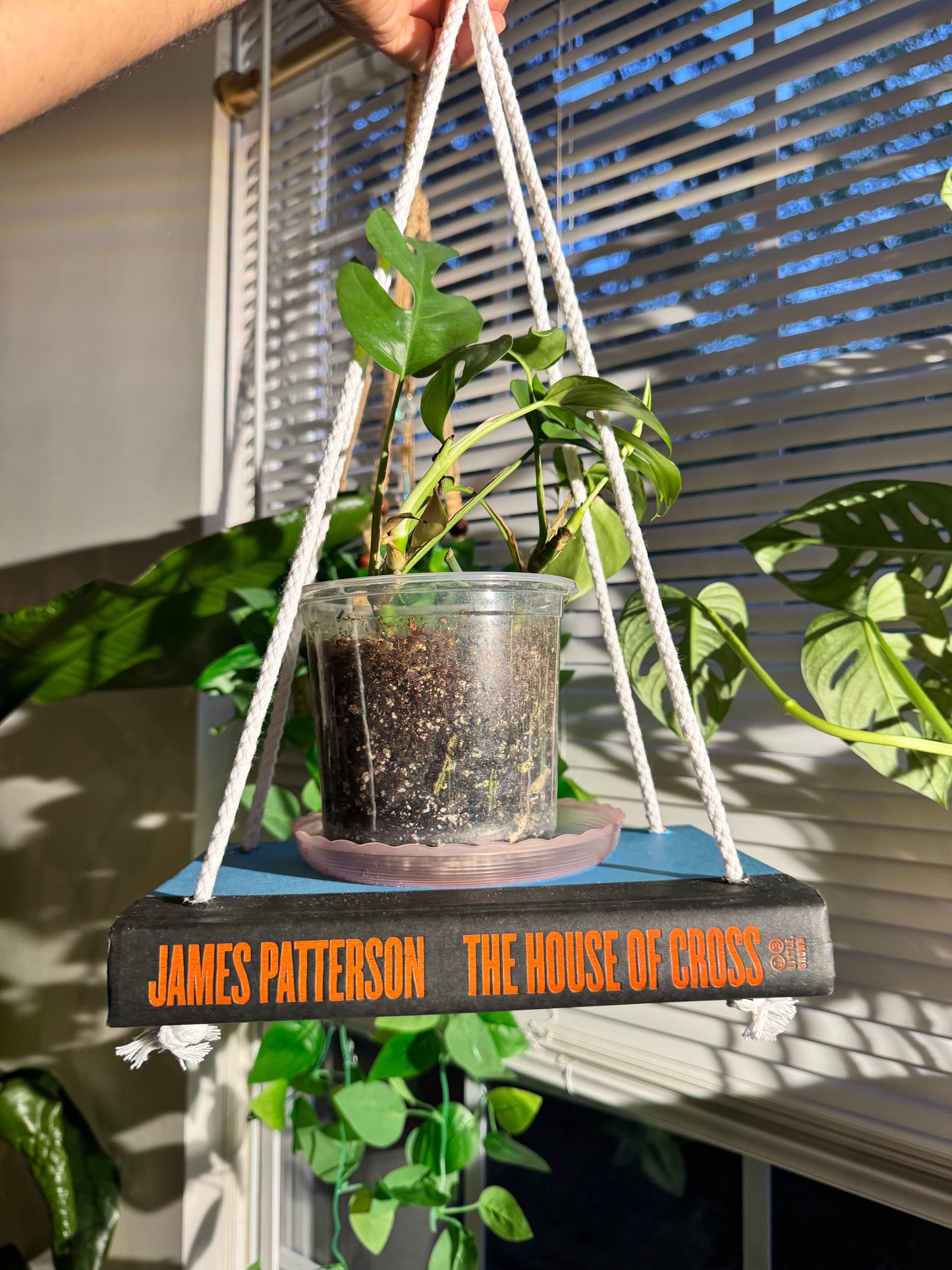 Bookish Bloom Hanging Book Shelf