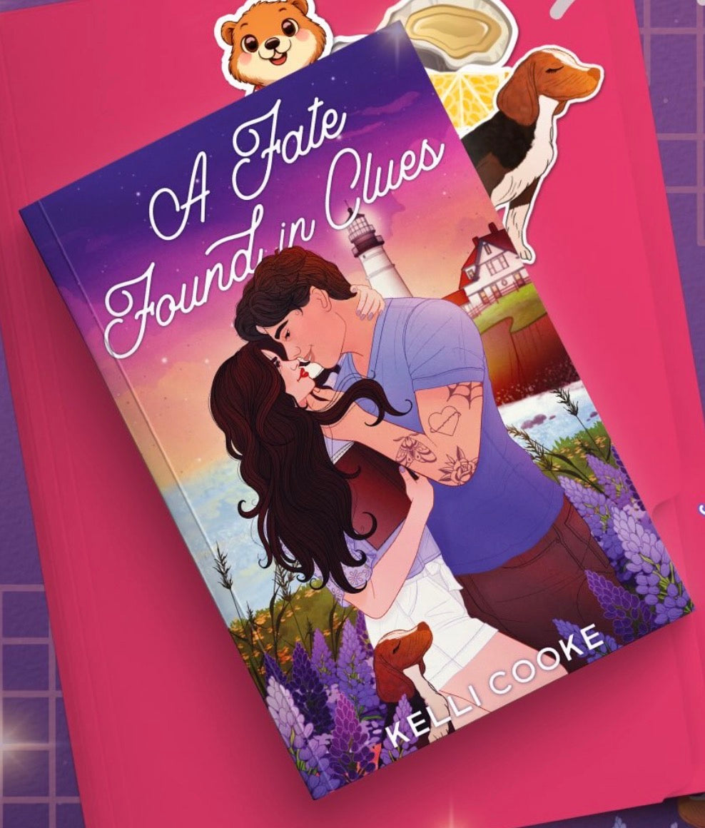 A Fate Found In Clues By: Kelli Cooke SIGNED with swag