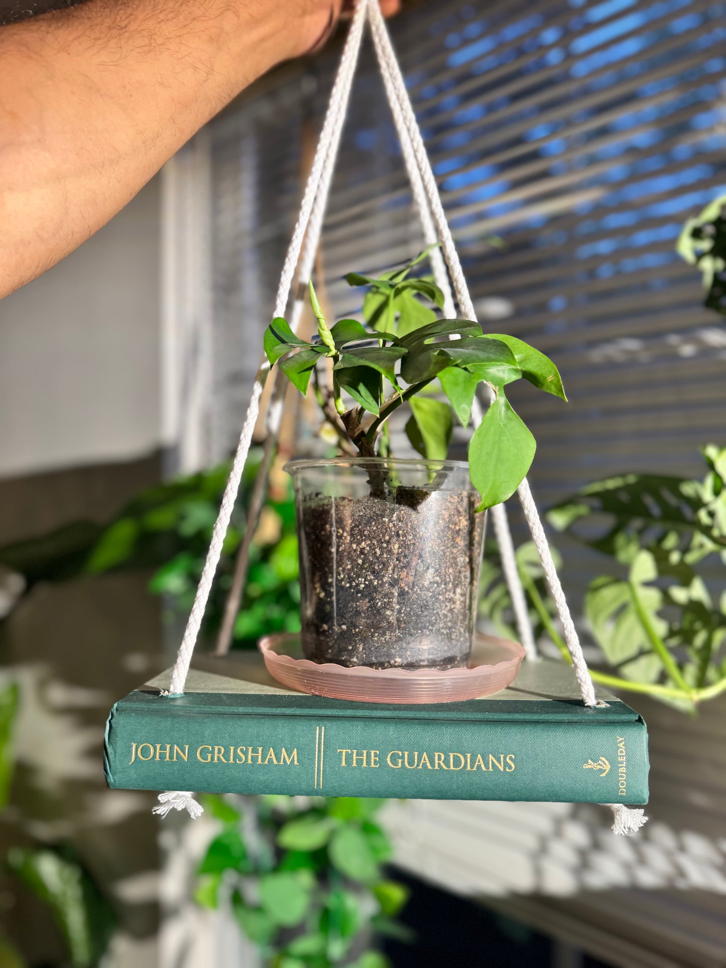 Bookish Bloom Hanging Book Shelf