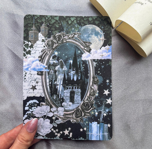 Midnight Castle Mirror Holographic Kindle Insert