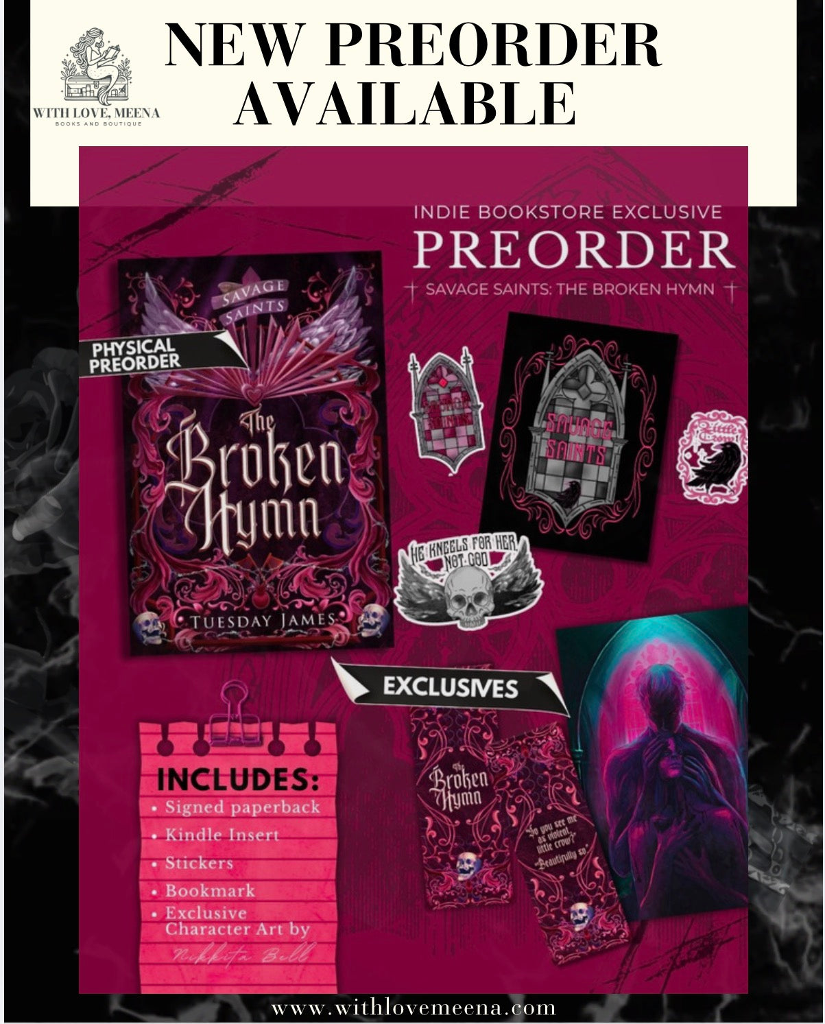 Savage Saints: The Broken Hymn SIGNED PREORDER CAMPAIGN