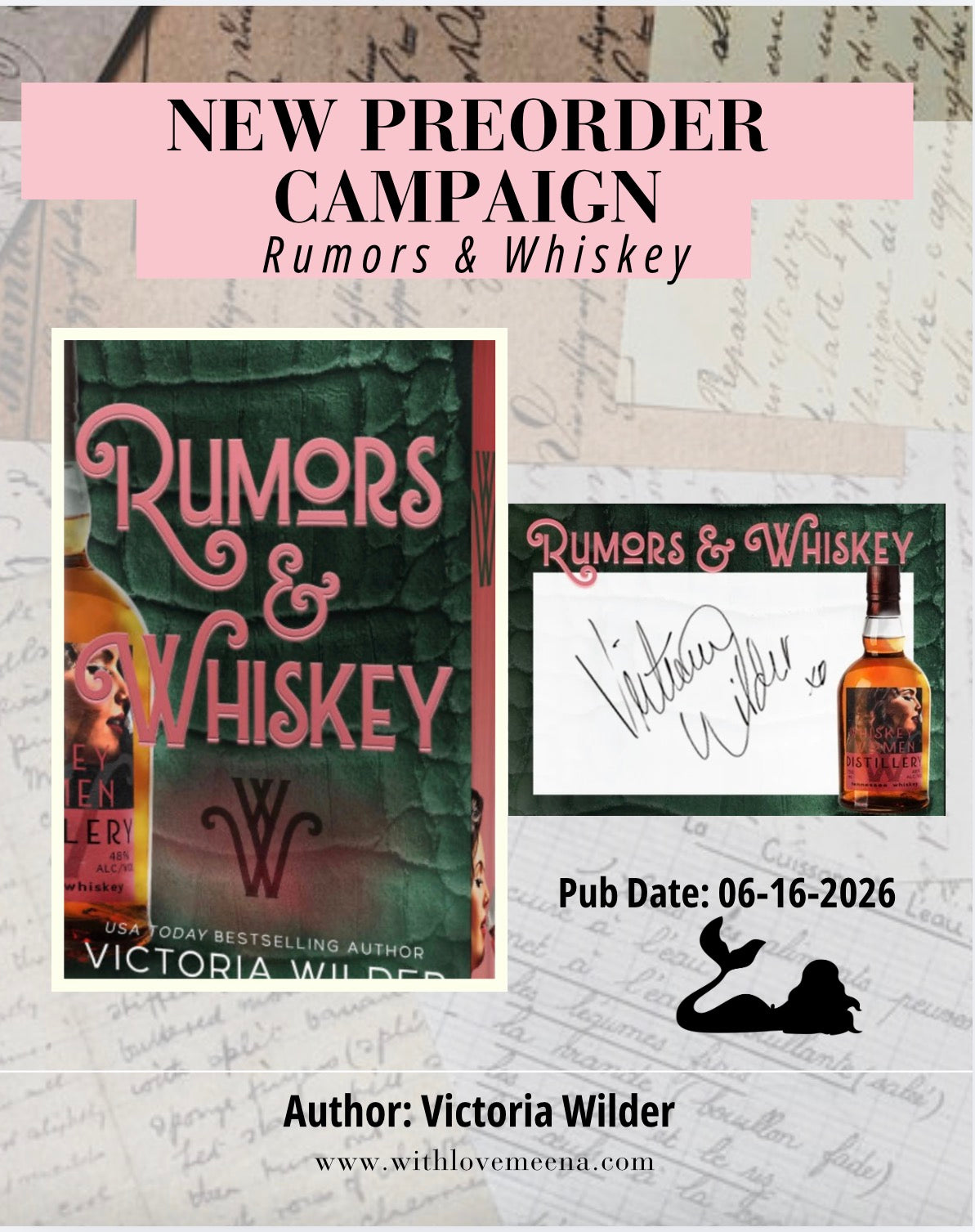 Rumors & Whiskey Deluxe Edition By: Victoria Wilder W/ Signed Bookplate PREORDER