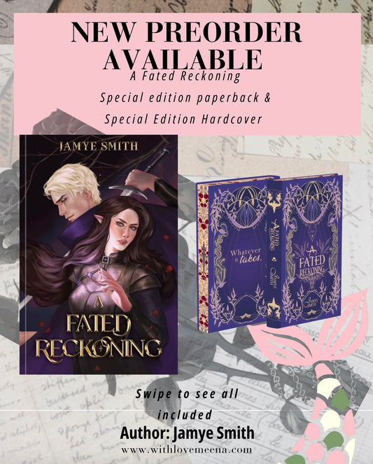 A Fated Reckoning By: Jamye Smith SIGNED PREORDER Special edition paperback & Hardcover