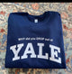 Gilmore Girls Inspired “Why Did You Drop Out of Yale?” Heather Gray Crewneck by