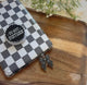 Black Coquette Bow Dust Plug Charm (Double-Sided)