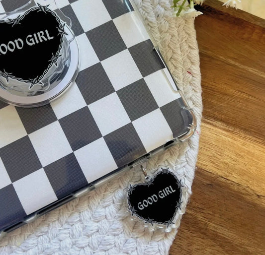 🖤 “Good Girl” Kindle Dust Plug Charm
