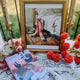 Pink Boots Bedside – 8x10 Framed Cowgirl Art Print