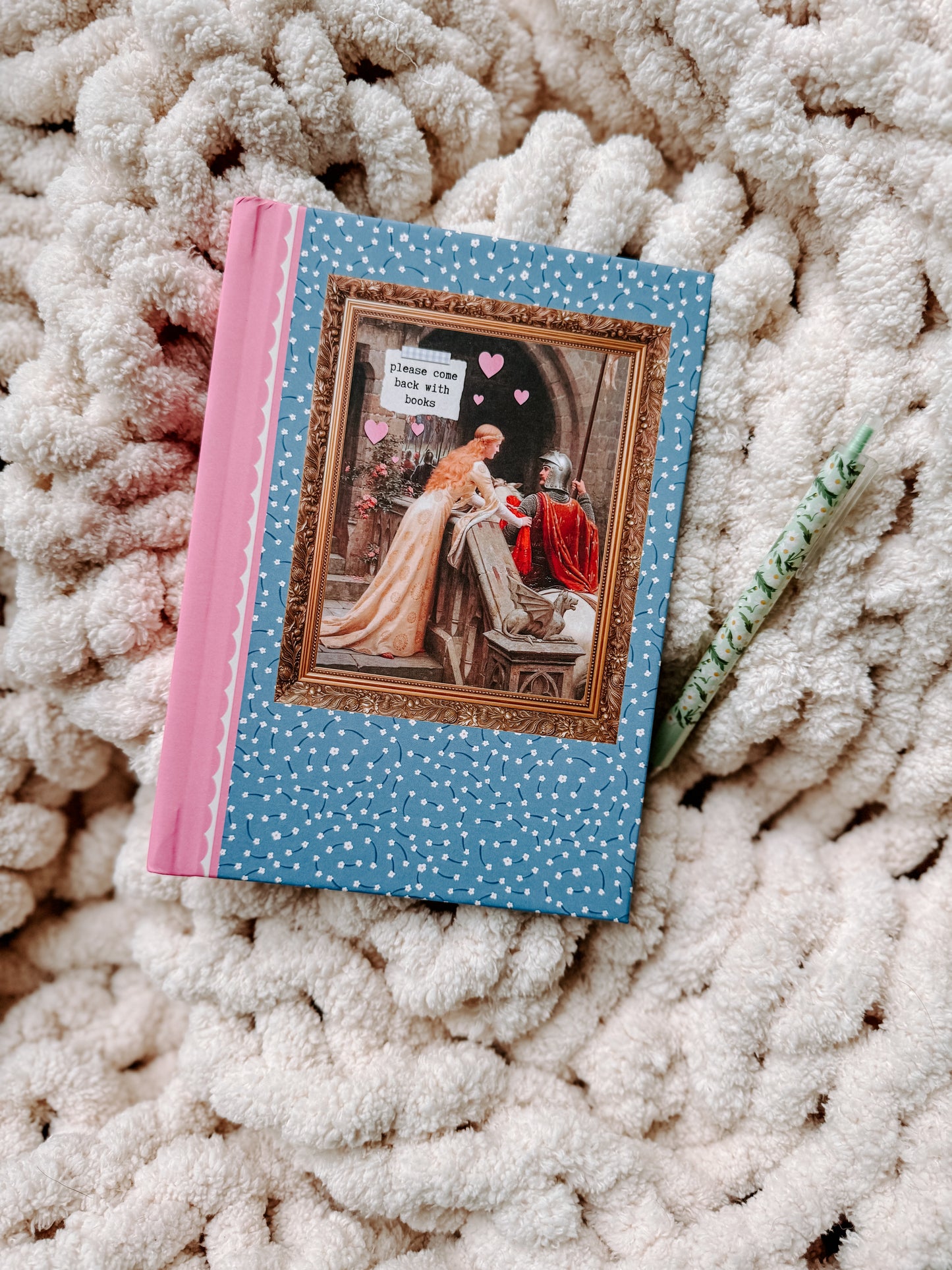 📖 “Please Come Back With Books” Notebook