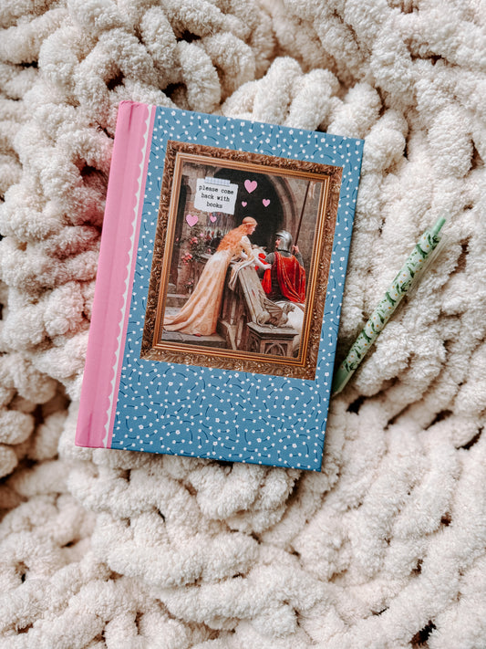 📖 “Please Come Back With Books” Notebook
