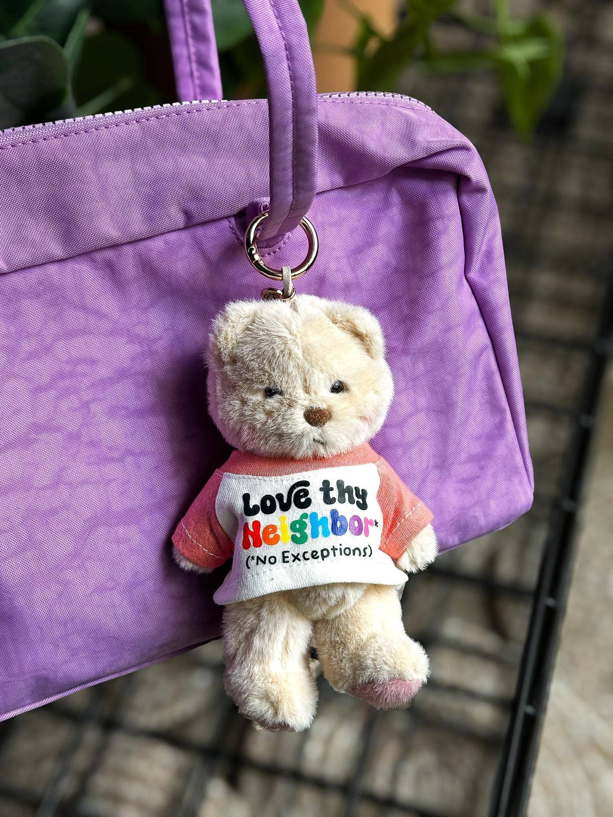 Teddy Bear Bag Charm