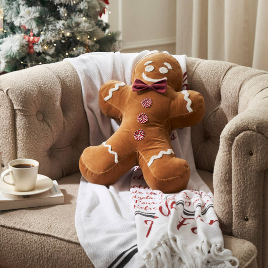 Mr gingerbread man pillow 