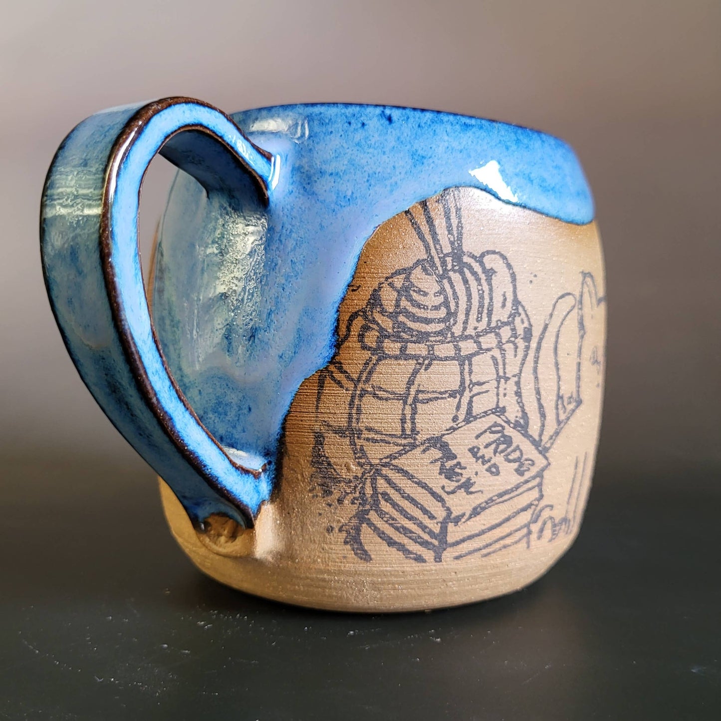 Cozy Cat & Classics Stoneware Mug