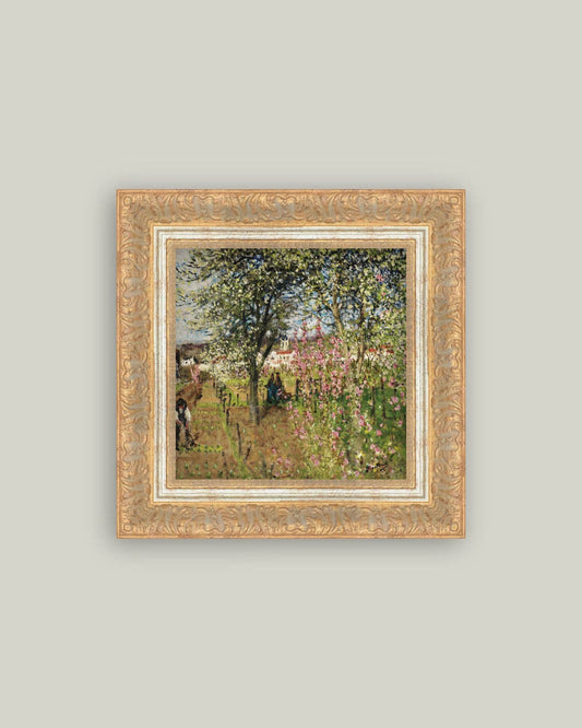 Garden at Vétheuil – Claude Monet Framed Art Print PREORDER