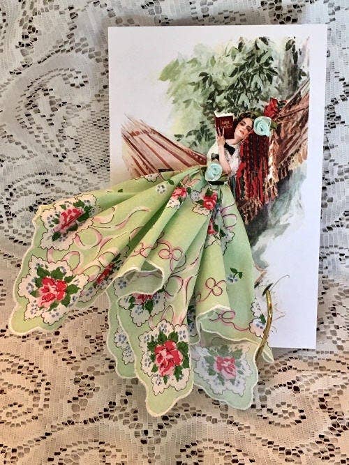 The Book Keepsake Hanky Card PREORDER