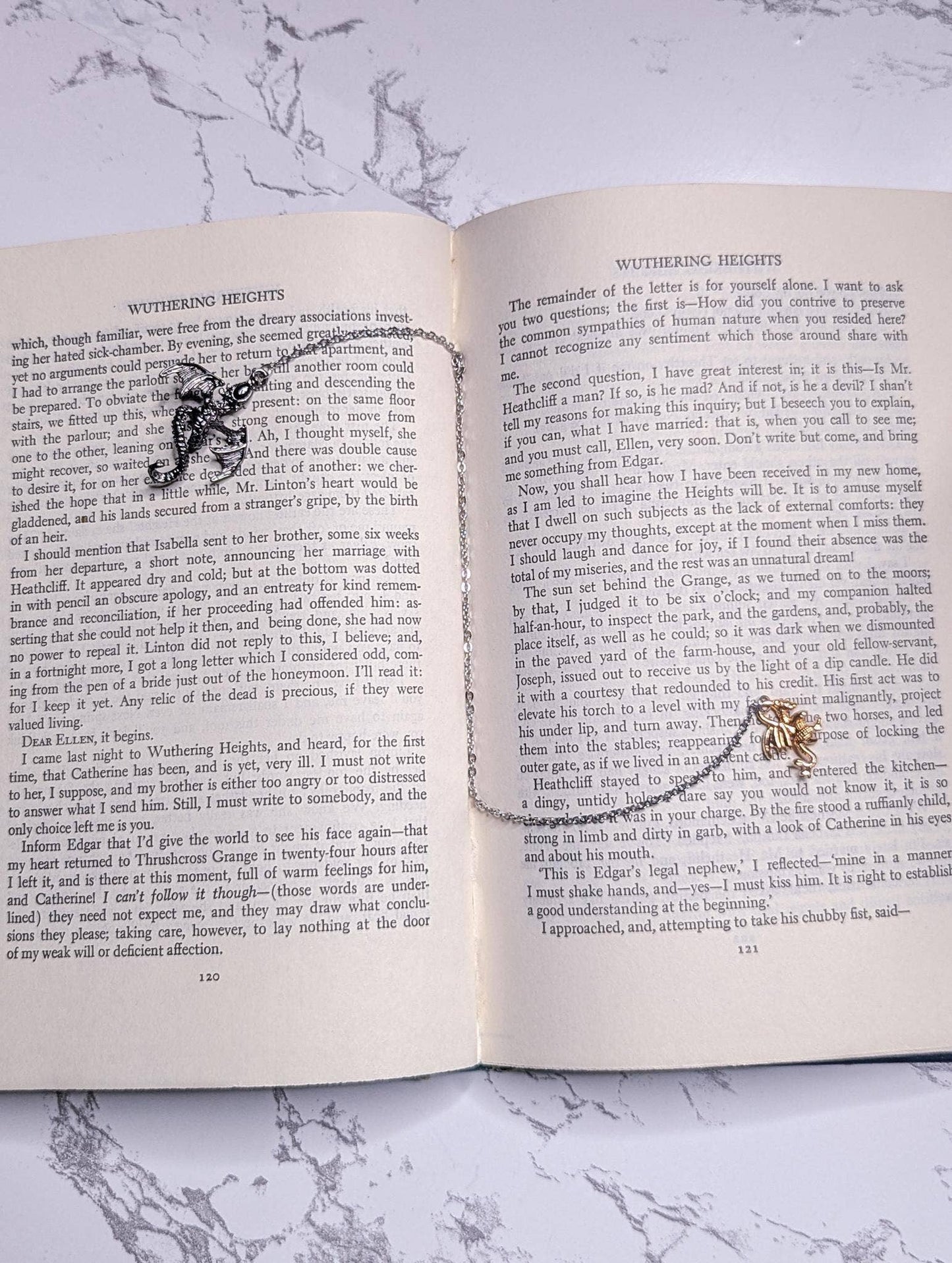 The Twin Dragons Chain Bookmark