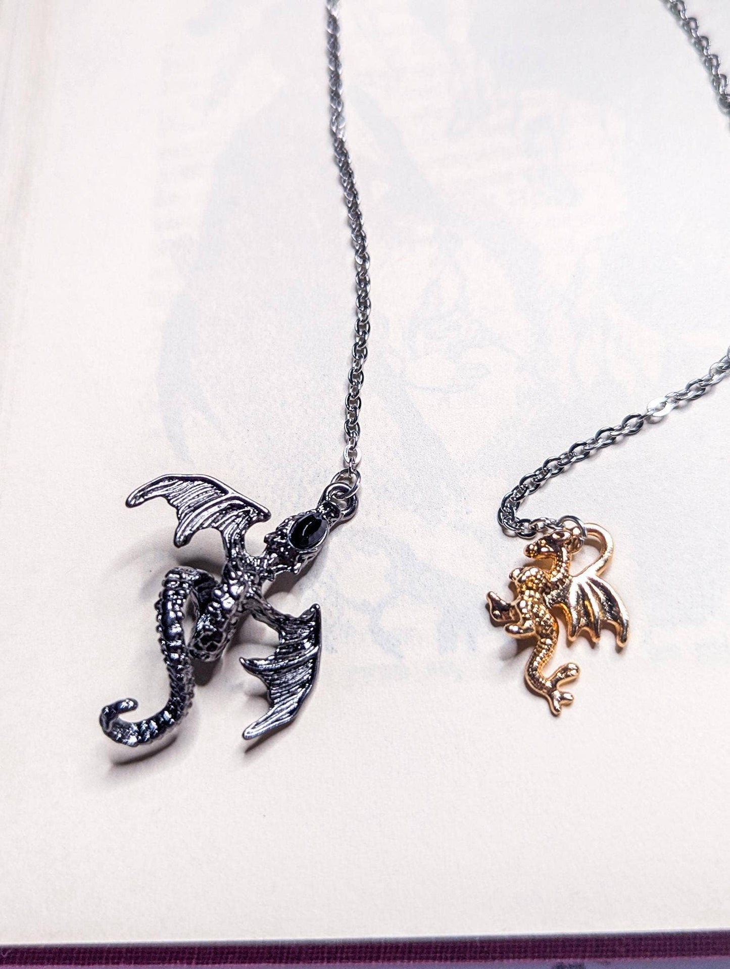 The Twin Dragons Chain Bookmark