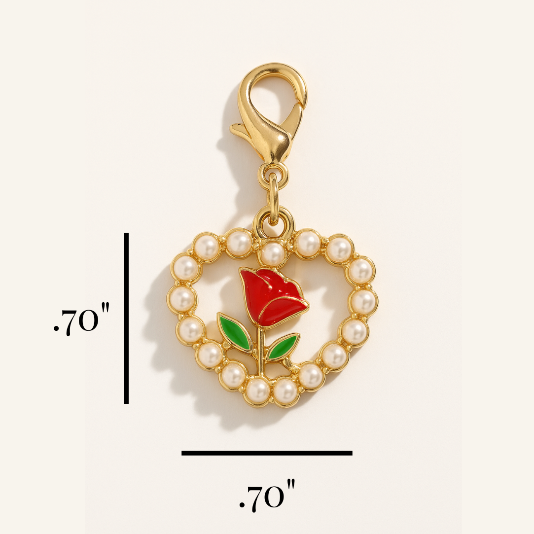Pearl & Rose Kindle Charm | USB-C Dust Plug