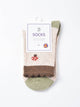Mushroom Ruffle Crew Socks