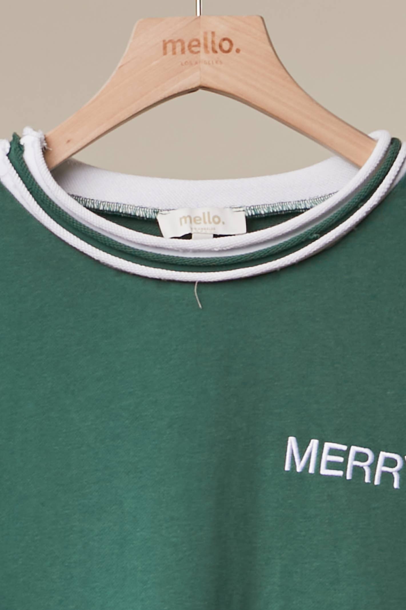 Merry Christmas Varsity Sweatshirt Preorder