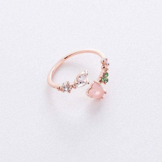 Blushing Garden Adjustable Ring