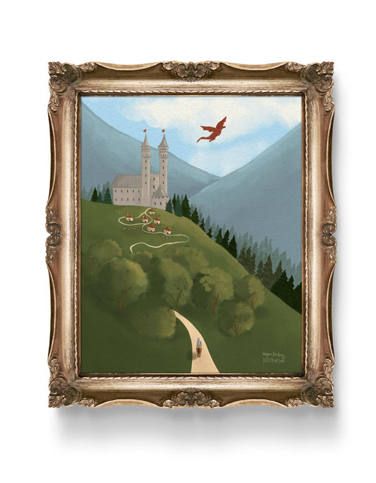 Fantasy Village 5×7 Art Print