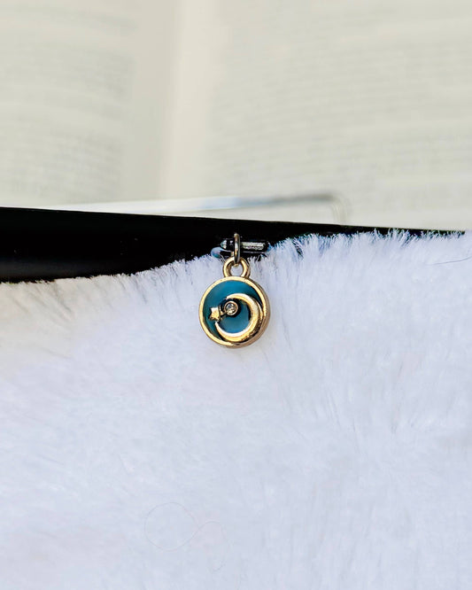 Celestial Moon Kindle Charm | USB-C Dust Plug