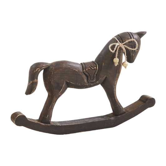 Vintage Wooden Rocking Horse