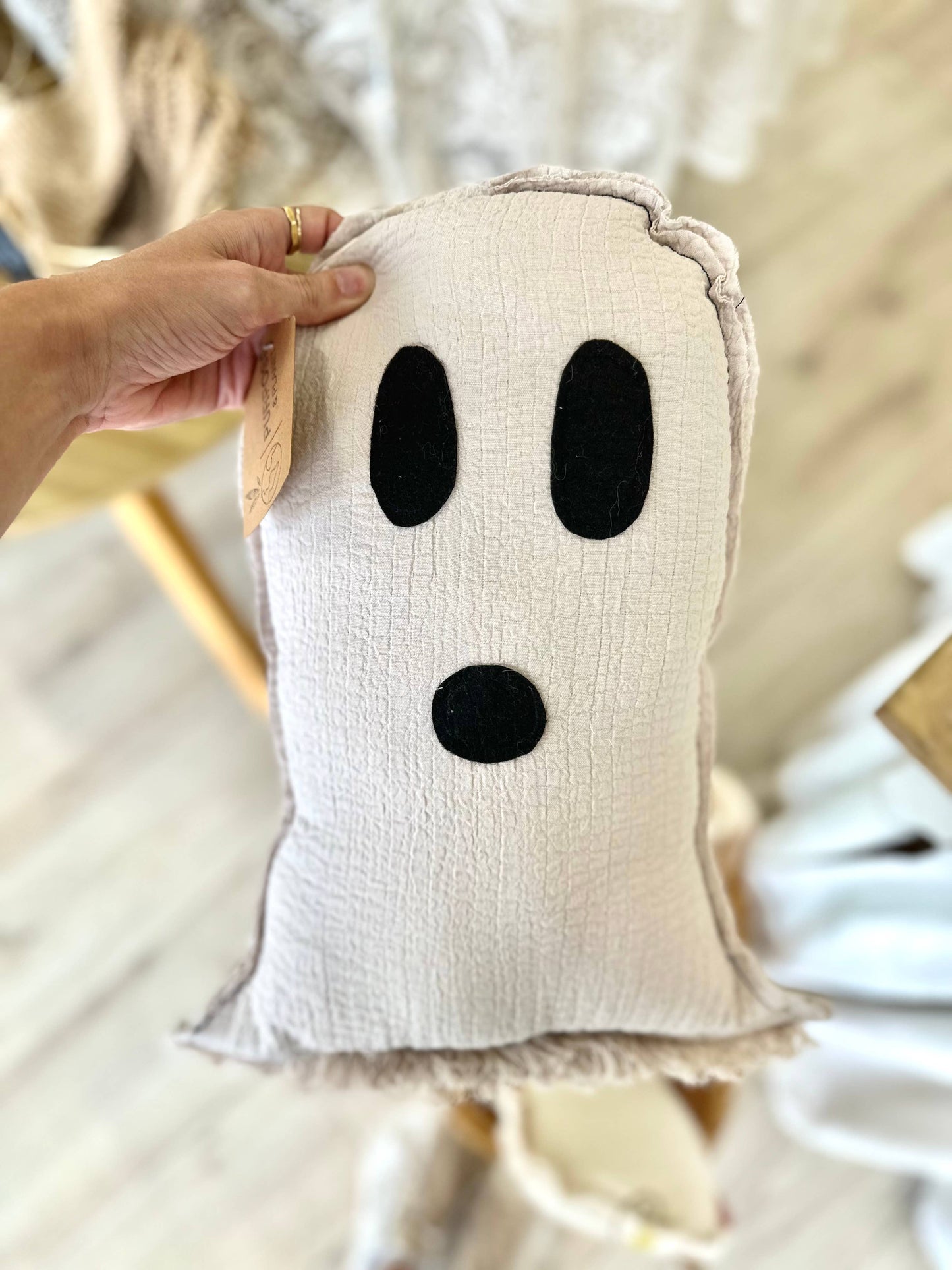 Vintage Quilt Ghost Pillow PREORDER
