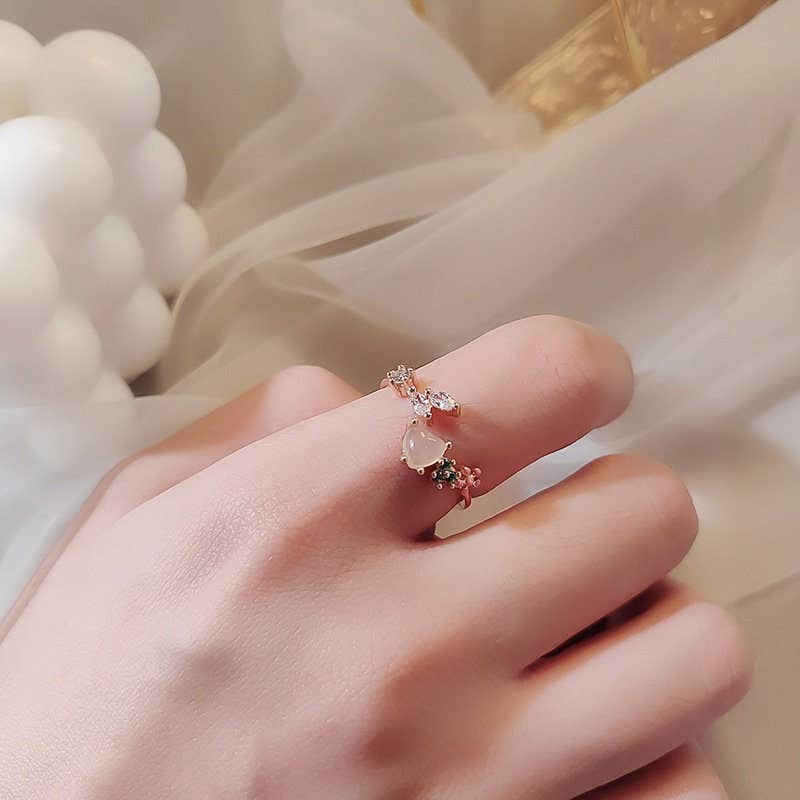 Blushing Garden Adjustable Ring preorder