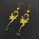 Enchanted Elf & Moon Crystal Earrings
