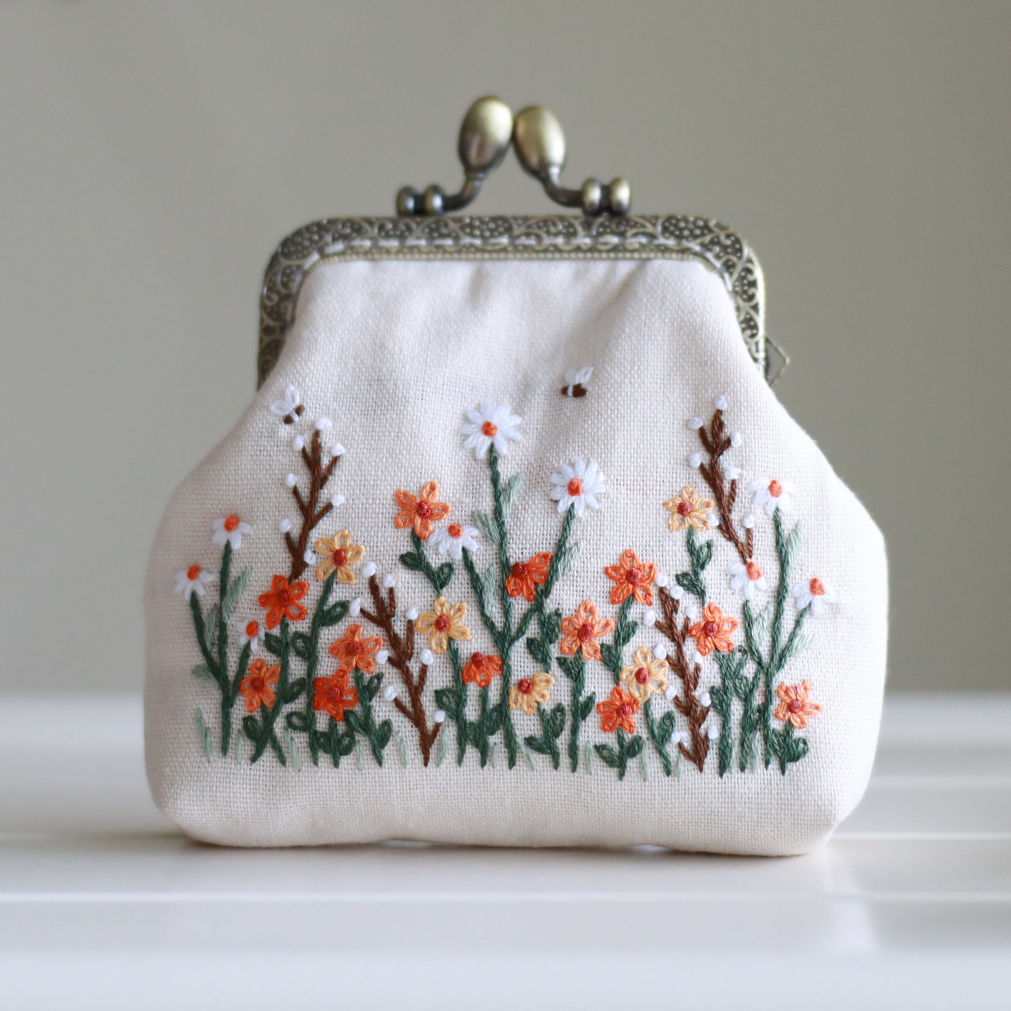 Vintage Floral Embroidered
Coin Purse
